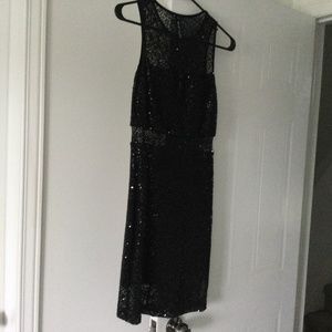 Beautiful sexy black sequin dress